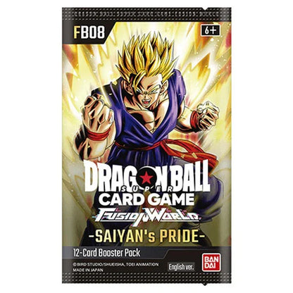Booster Box FB08 | Saiyan's Pride | Fusion World | DRAGON BALL | English